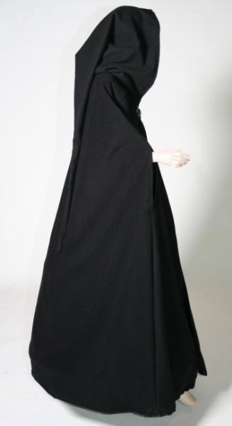 Woolen Cloak with long pointed hood, arm holes order online with larp ...