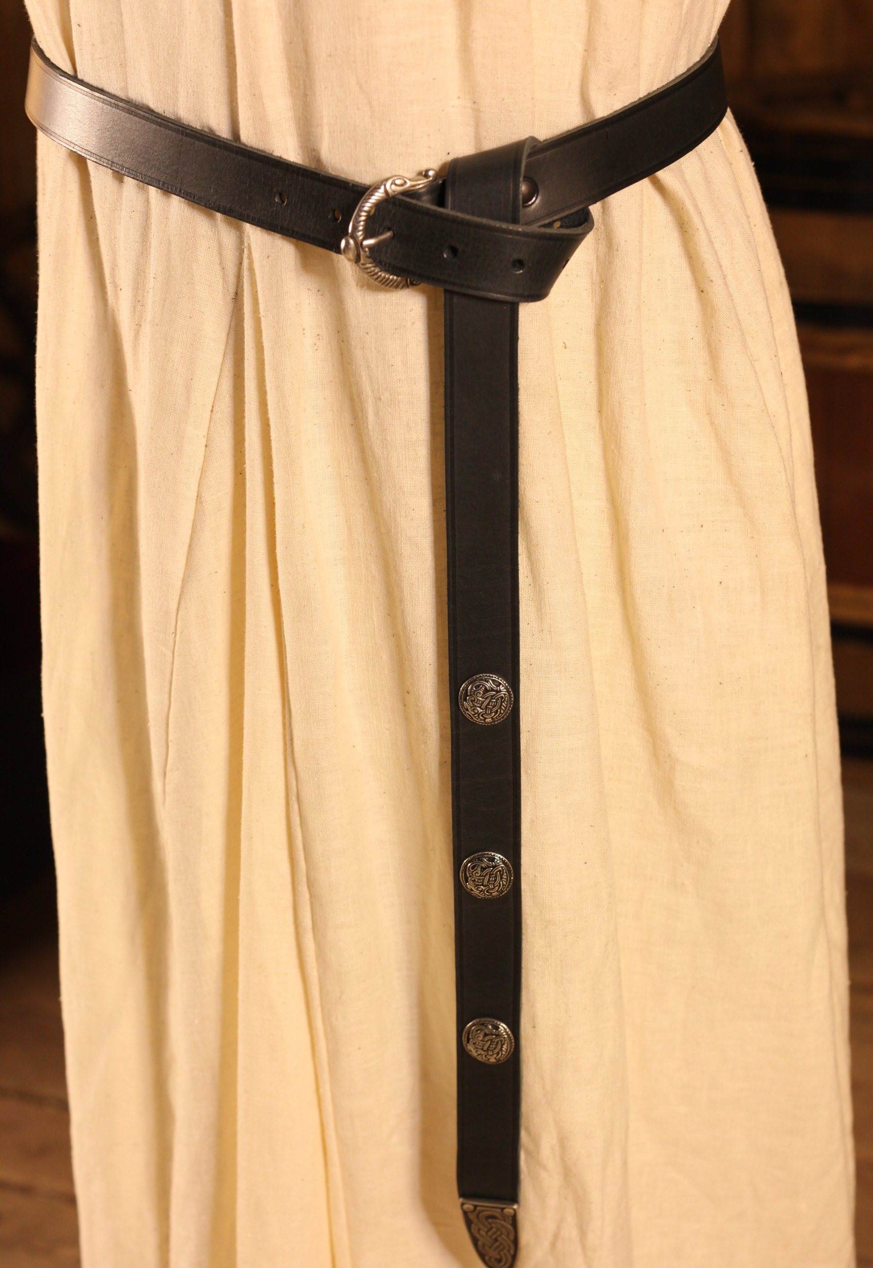Ceinture Cuir Véritable Femme – Marron, Longueur 93cm (taille 36 à 42)