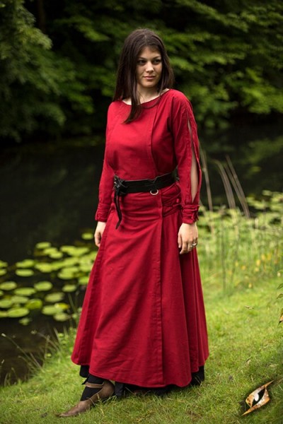 Priestess Dress - Dark Red order online with larp-fashion.co.uk