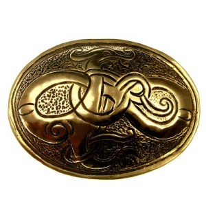 Bronze-Brosche Bronze-Brosche Wikinger-Drache