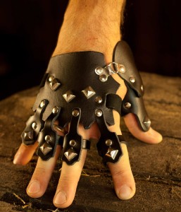 Ledertatzen schwarz Ledertatzen schwarz