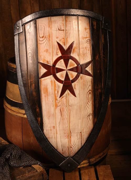 LARP Schild passend zu Rüstungen aus Metall