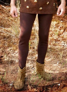 Brown Fitted Tights Brown Fitted Tights