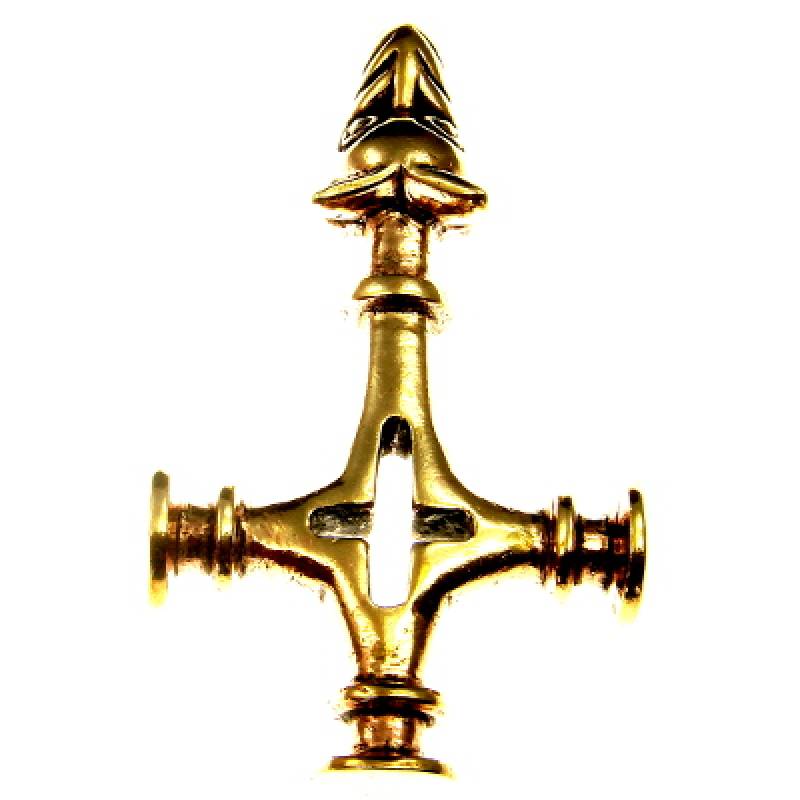 Bronze Schmuck Anhänger Isländisches Wolfskreuz groß XL online bestellen