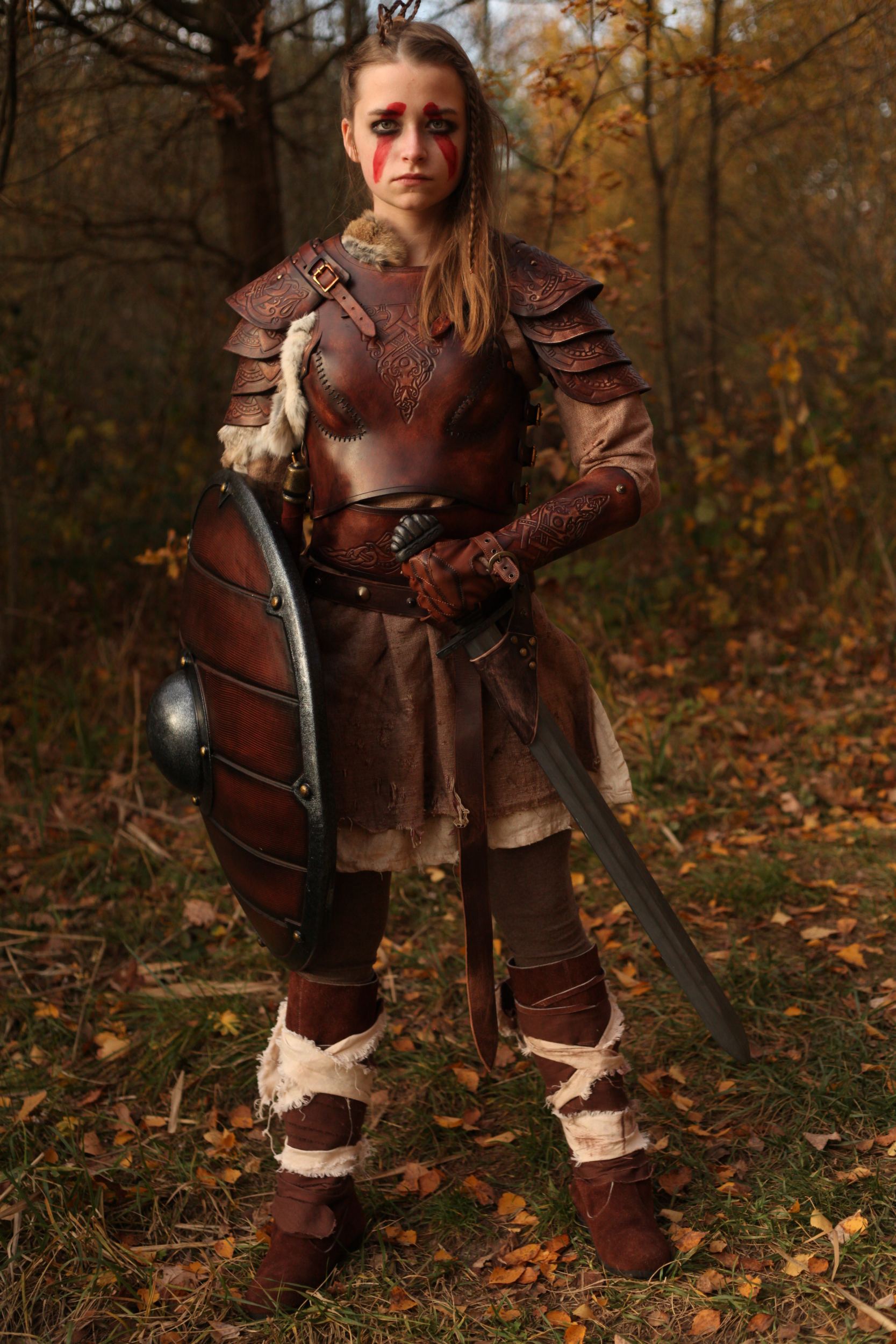 LARP Complete Armour Shield Maiden order online with larp-fashion.co.uk