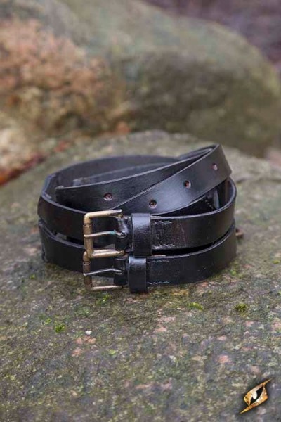 Lanière de ceinture 2.4 cm, en cuir, pour boucles automatiques, pour femmes, modèle Hermine