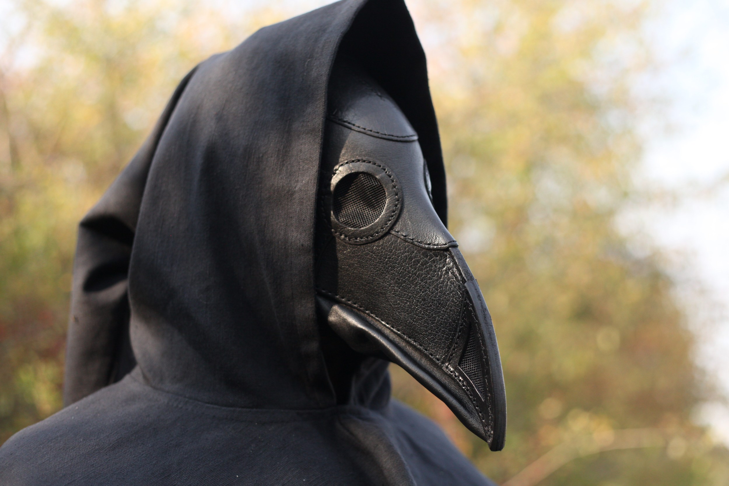 Masque de médecin de la peste Masque de médecin de la peste en cuir Costume  de médecin de la peste Masque de la peste bubonique -  Canada