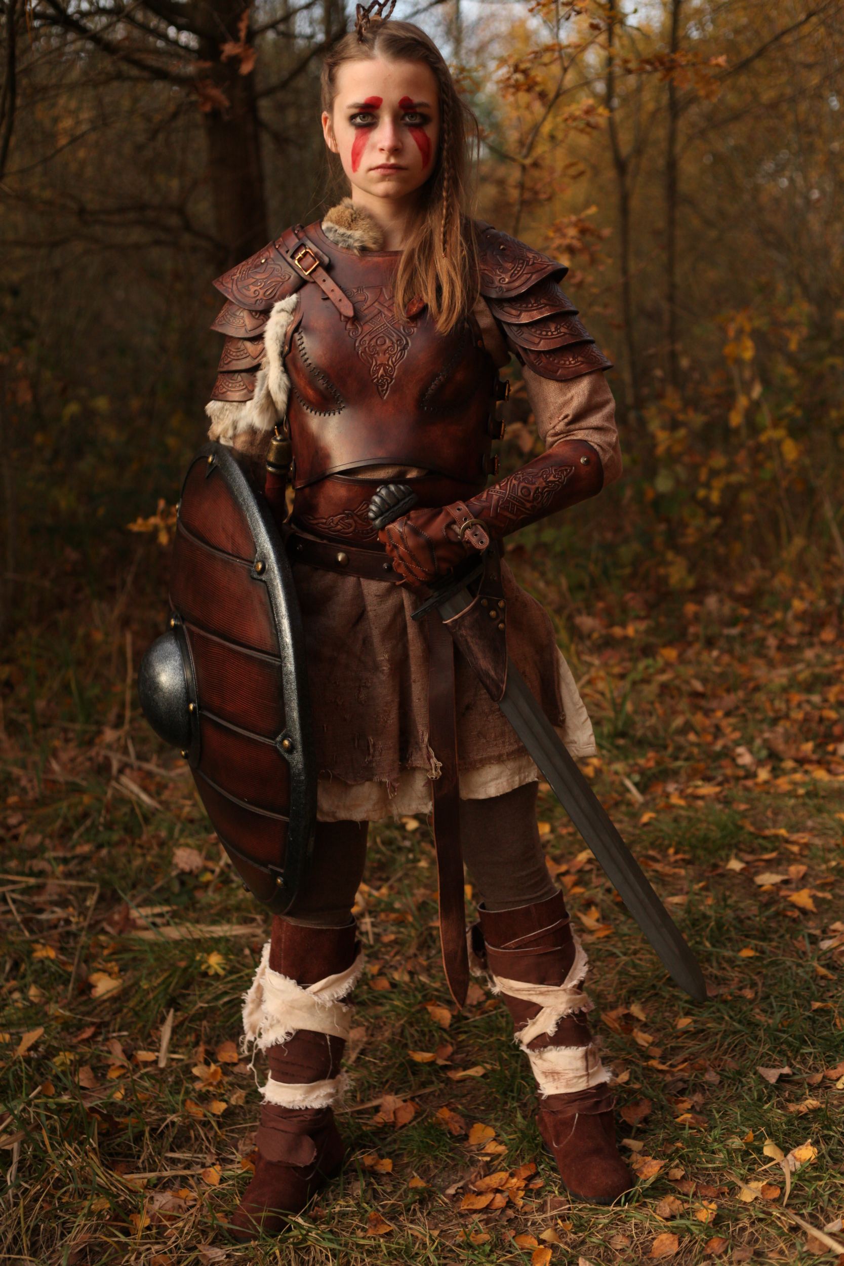 Larp Viking Dress, Pure Cotton