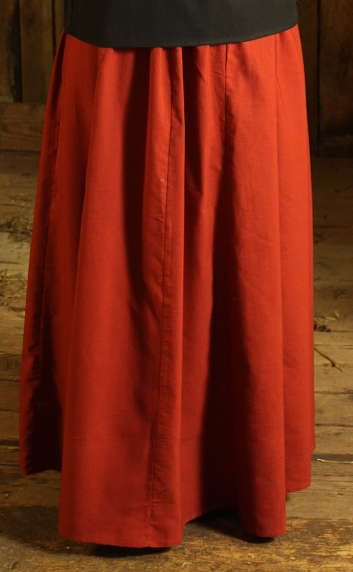 Jupes médiévales en coton pour femmes