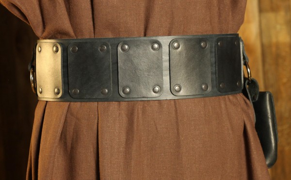 Medieval Broad Belt, 10cm, with Snap-Hook Rings order online with larp ...