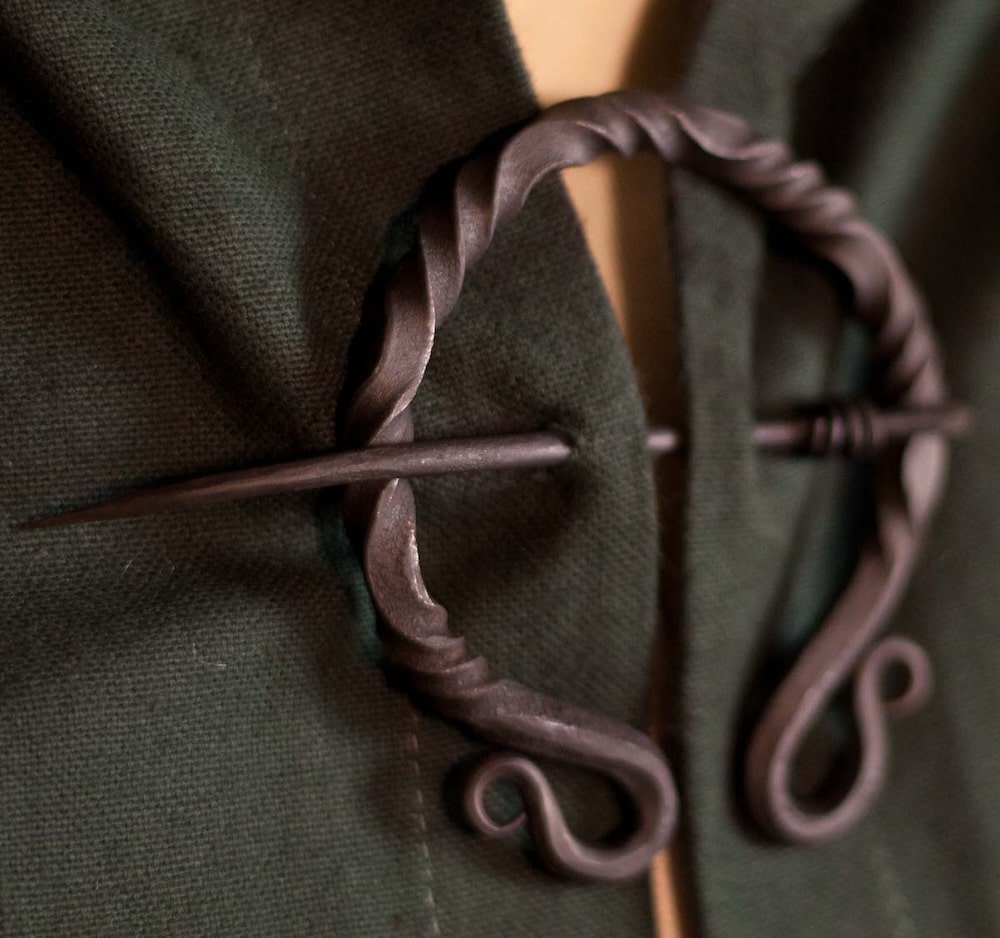 Order a large brooch, robe pin or cloak clasp in bronze