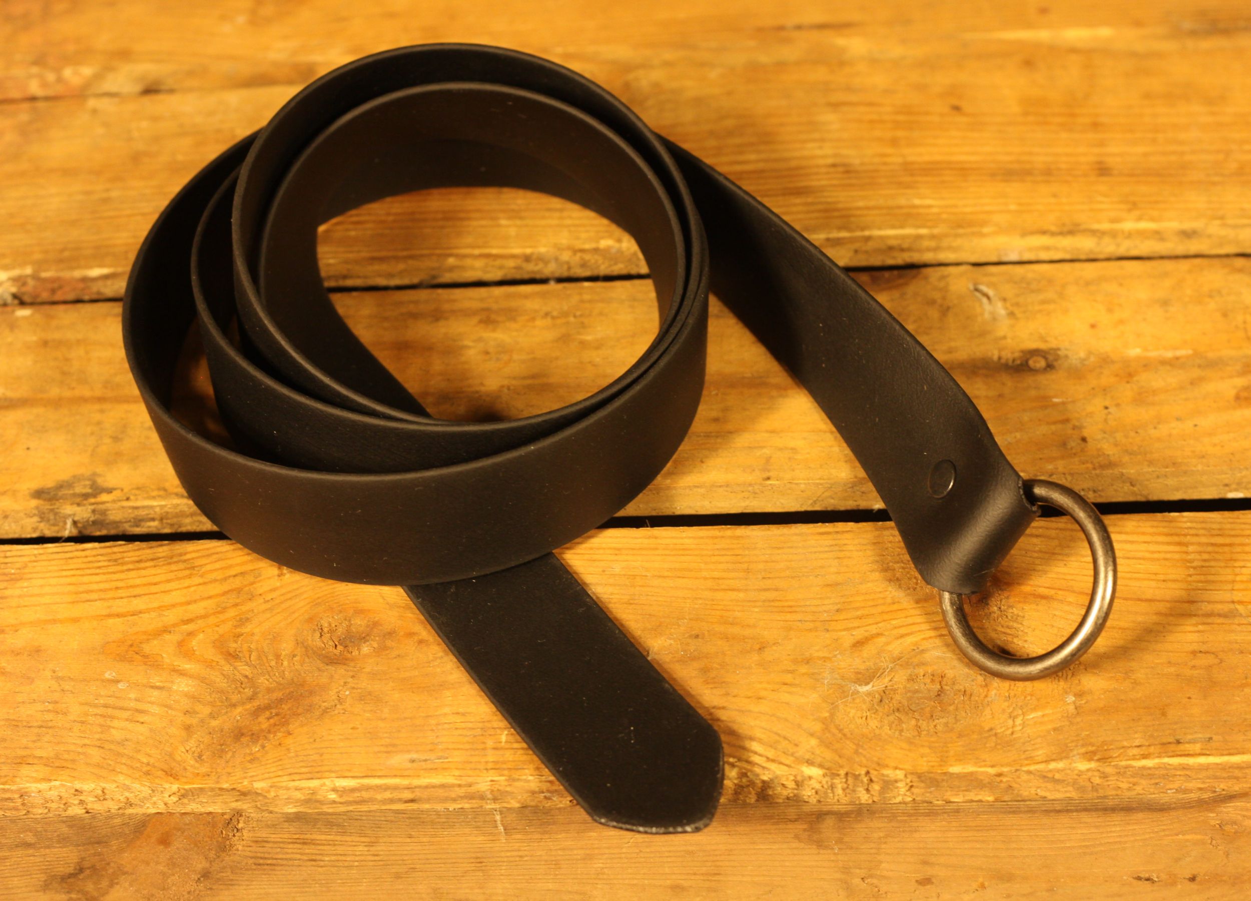 Vegan Medieval Long Ring Belt 4cm