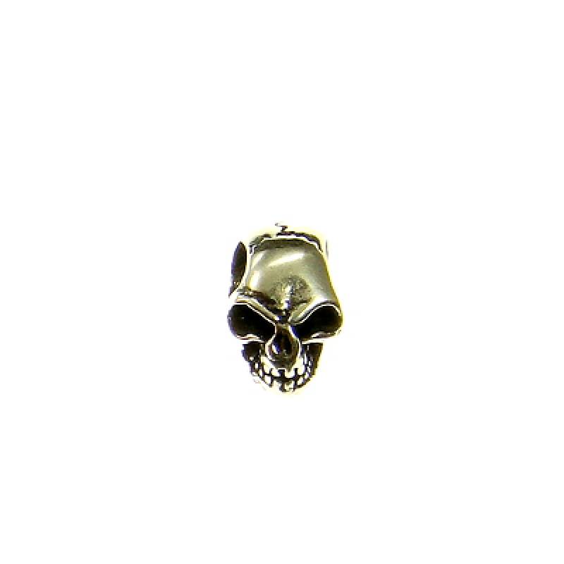 Silver hot sale skull beads